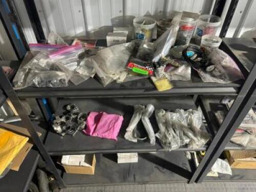 CONTENTS OF (2) INDIVIDUAL SHELVES ASSORTED AUTO PARTS