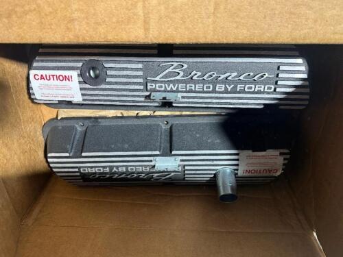 CLASSIC ALUMINUM VALUE COVERS FOR FORD 341 WINDSOR ENGINE. 351W
