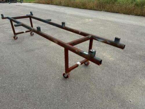 HEAVY DUTY MOBILE SHOP BODY CART / FABRICATION STAND
