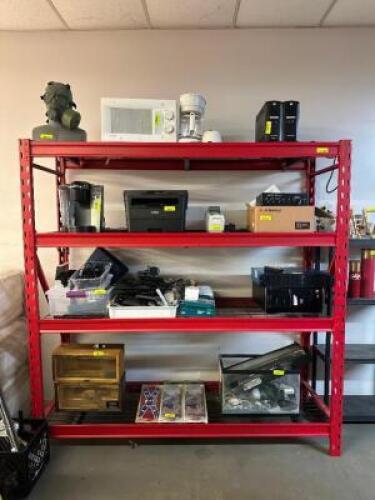 6 FT. METAL SHELVING UNIT
