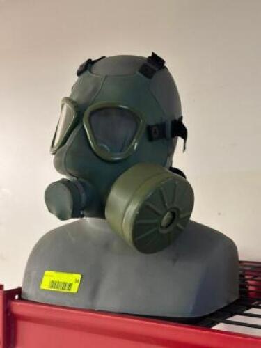 MALE TORSO WITH GAS MASK