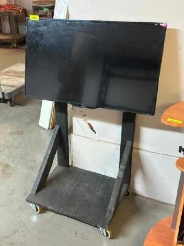 TV WITH ROLLING STAND