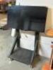 TV WITH ROLLING STAND