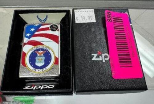 (2) UNITED STATES AIR FORCE ZIPPO LIGHTERS
