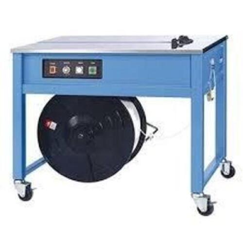 DESCRIPTION: (1) SEMI AUTO STRAPPING MACHINE BRAND/MODEL: TRANSPAK #TP 202 INFORMATION: PSM1412 IC3A SIZE: 35 IN OVERALL LG, 23 IN OVERALL WD RETAIL$: