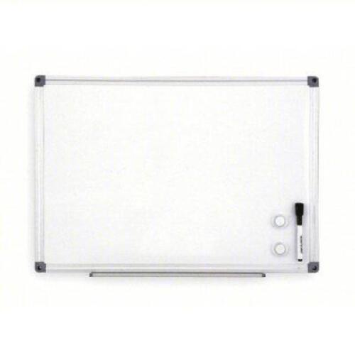DESCRIPTION: (1) DRY ERASE BOARD BRAND/MODEL: GGS #1NUP3 INFORMATION: WALL MOUNTED/WHITE/GLOSS FINISH SIZE: 31"H X 48"W X 5/8"D RETAIL$: $222.08 EA QT