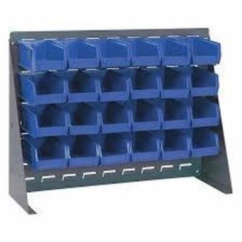 DESCRIPTION: (1) CASE OF (22) STORAGE BINSBRAND/MODEL: QUANTUM #9WUM3INFORMATION: JUST THE BINS, NO RACKSIZE:&nbsp;3" X 4 1/8" X 7 3/8"RETAIL$: $148.48 EAQTY: 1