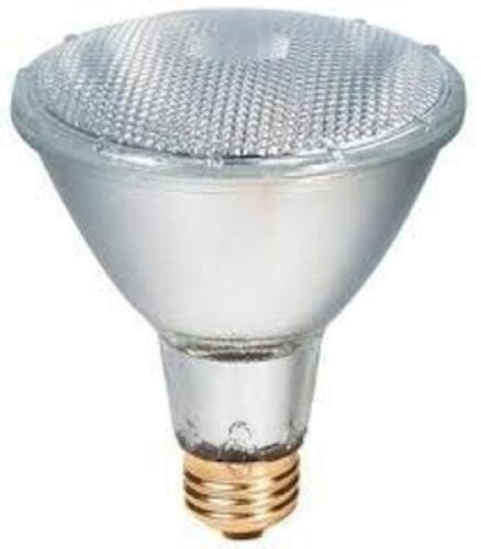 DESCRIPTION: (4) HALOGEN LONG NECK TRACK LIGHT BRAND/MODEL: GE #PAR 30/L INFORMATION: FLOODLIGHT, 75 W RETAIL$: $15.98 EA QTY: 4