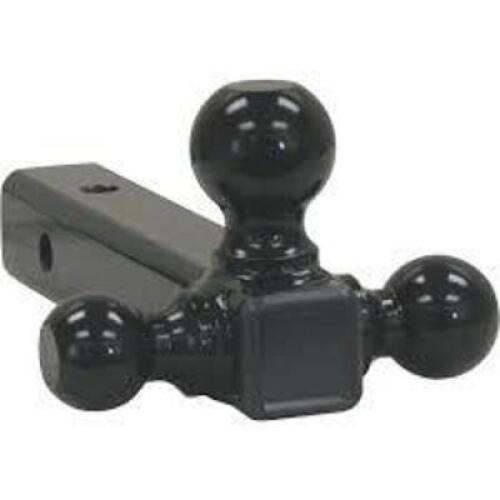 DESCRIPTION: (1) TRI BALL HITCH BRAND/MODEL: BUYERS INFORMATION: BLACK SIZE: DIFFERENT SIZE HITCH BALLS RETAIL$: $58.99 EA QTY: 1