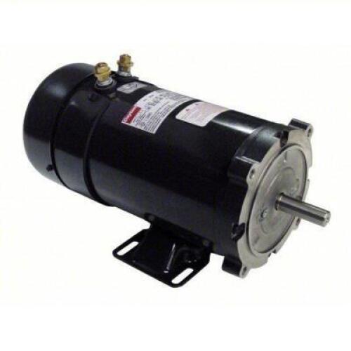 DESCRIPTION: (1) PERMANENT MAGNET MOTOR BRAND/MODEL: DAYTON #6ML06 INFORMATION: 1 HP, 1,800 NAMEPLATE RPM, 56C FRAME, FACE/BASE MOUNTING, 12V DC RETAI