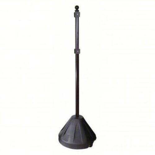DESCRIPTION: (1) SIGN BASE WITH POST BRAND/MODEL: ZING #488D09 INFORMATION: 10 LB BASE WEIGHT, 18 IN SIGN BASE LG, 18 IN SIGN BASE WD SIZE: 5 FT X 2 I