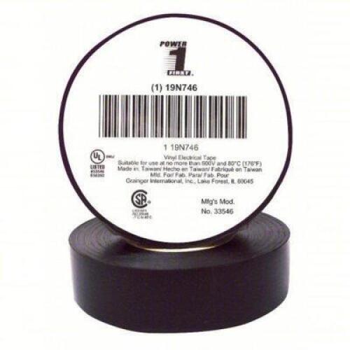 DESCRIPTION: (10) ROLLS OF ELECTRICAL TAPE BRAND/MODEL: PRODUCT NUMBER #19N747 INFORMATION: BLACK, VINYL SIZE: 3/4" X 60' RETAIL$: $12.95 TOTAL QTY: 1
