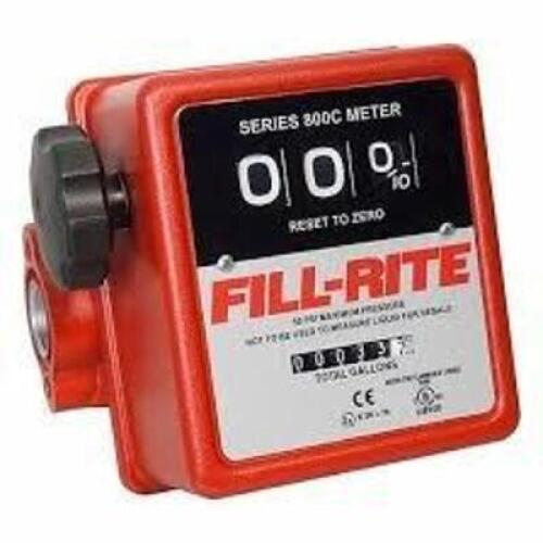 DESCRIPTION: (1) FLOWMETER BRAND/MODEL: FILL RITE #24KJ09 INFORMATION: MECHANICAL FUEL TRANSFER METER, ALUMINUM, 3/4 IN FNPT, 3/4 IN CONNECTION SIZE R