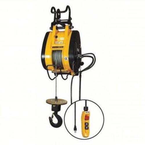 DESCRIPTION: (1) ELECTRIC WIRE ROPE HOIST BRAND/MODEL: OZ LIFTING PRODUCTS #48RD44 INFORMATION: H3 STD DUTY, HOOK MOUNTED NO TROLLEY, 1 SPEEDS RETAIL$