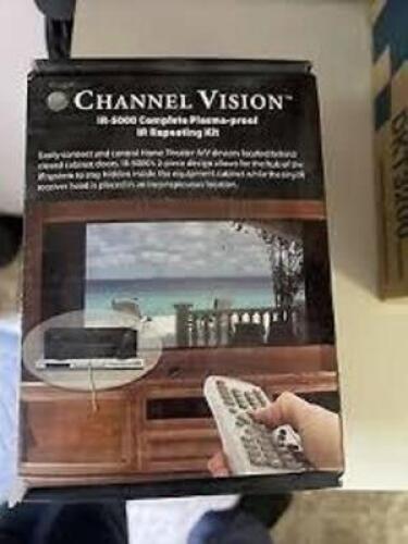 DESCRIPTION: (1) COMPLETE PLASMA PROOF IR REPEATING KIT BRAND/MODEL: CHANNEL VISION #IR 5000 RETAIL$: $29.99 EA QTY: 1