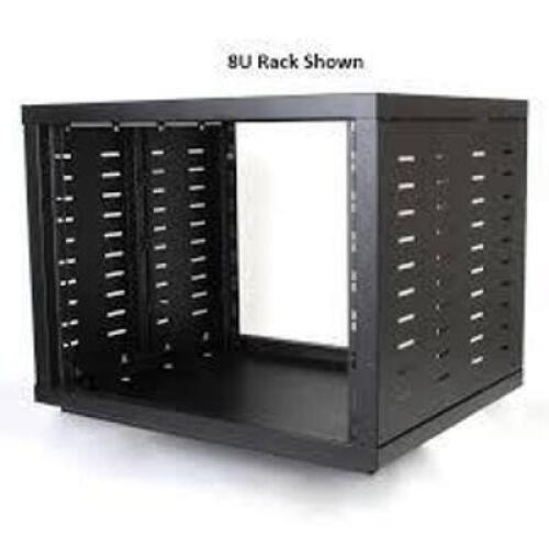 DESCRIPTION: (1) RACK CABINET WITH CASTERS BRAND/MODEL: MCM CUSTOM AUDIO #555 15457 INFORMATION: 12U SIZE: 19" RETAIL$: $341.99 EA QTY: 1