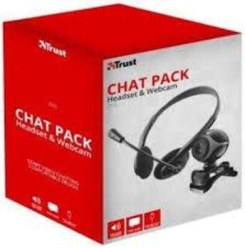 DESCRIPTION: (2) CHATPACK WEBCAM AND HEADSET COMBO BRAND/MODEL: RUST INFORMATION: INCLUDES MICROPHONE RETAIL$: $25.00 EA QTY: 2