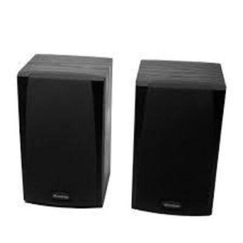 DESCRIPTION: (2) SPEAKERS BRAND/MODEL: BOSTON INFORMATION: BLACK RETAIL$: $184.99 EA QTY: 2
