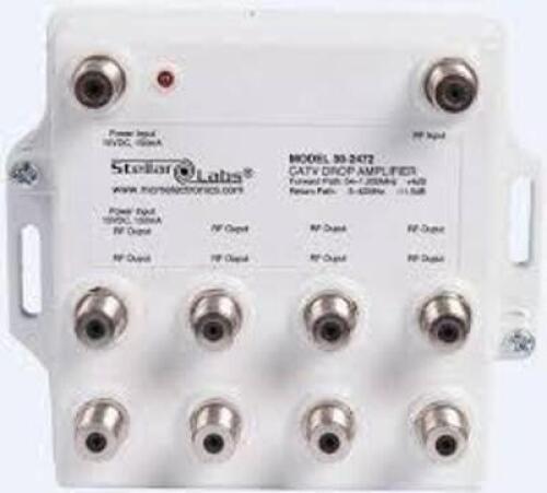 DESCRIPTION: (3) ANTENNA / CABLE DROP AMPLIFIER BRAND/MODEL: STELLAR LABS #30 2490 RETAIL$: $90.24 EA QTY: 3