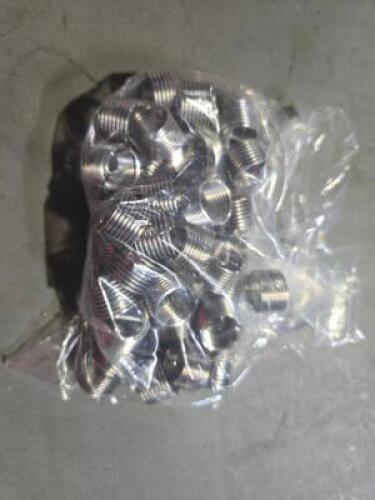 DESCRIPTION: (1) BOX OF (50) FREE RUNNING INSERTS BRAND/MODEL: HELI COIL 1191 8CN500 SIZE: 1/2" 20 RETAIL$: 110 QTY: 1
