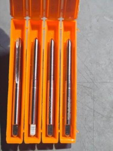 DESCRIPTION: (4) HSS PLUG TAPS BRAND/MODEL: HERTEL 87145660 SIZE: M5X0.8 RETAIL$: 53 QTY: 4