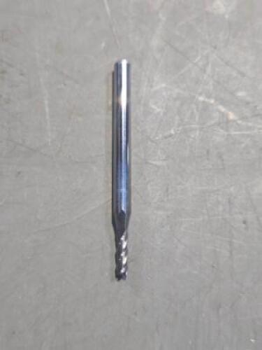 DESCRIPTION: (2) SOLID CARBIDE SQ END MILL BRAND/MODEL: ACCUPRO 07765464 SIZE: 5/64" X 1/8" 1/4" RETAIL$: 21.32 QTY: 2