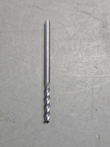 DESCRIPTION: (1) SOLID CARBIDE SQ END MILL BRAND/MODEL: HERTEL 88245998 SIZE: 1/8" X 1/8" X 3/4" QTY: 1
