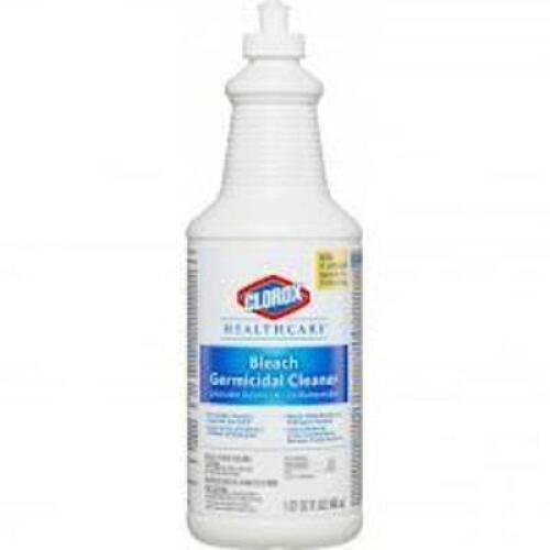 DESCRIPTION: (6) BLEACH GERMICIDAL CLEANER BRAND/MODEL: CLOROX HEALTHCARE 68832 SIZE: 32OZ RETAIL$: $175.54 QTY: 6