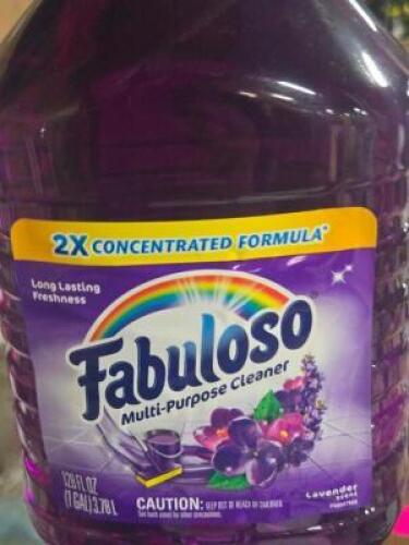 DESCRIPTION: (2) LAVENDER SCENT MULTI PURPOSE CLEANER CONCENTRATEINFORMATION: MAKES UP TO 64 GALLONS OF CLEANERSIZE: 1 GALRETAIL$: $70.53QTY: 2