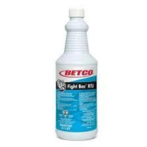 DESCRIPTION: (12) DISINFECTANT BRAND/MODEL: BETCO FIGHT BAC RTU SIZE: 1 QT RETAIL$: $165.36 QTY: 12