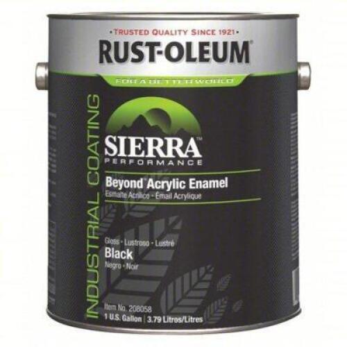 DESCRIPTION: (2) BLACK iNT/EXT ACRYLIC ENAMEL BRAND/MODEL: RUST OLEUM 208058 SIZE: 1 GAL RETAIL$: $239.82 QTY: 2