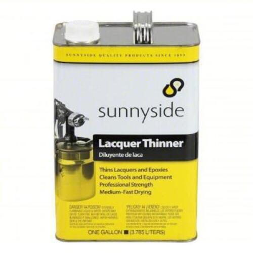 DESCRIPTION: (2) LAQUER THINNER BRAND/MODEL: SUNNYSIDE 457G1 SIZE: 1 GAL RETAIL$: $59.92 QTY: 2