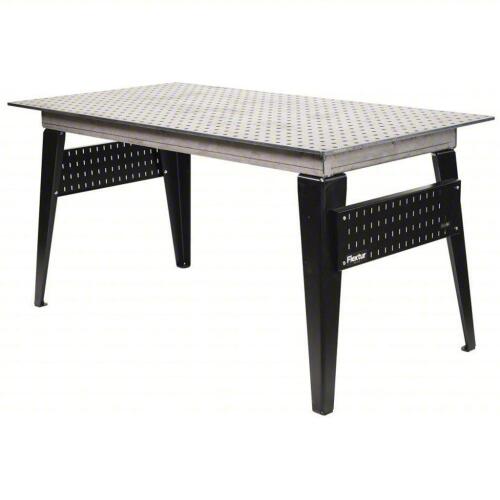 DESCRIPTION: (1) WELDING TABLE BRAND/MODEL: FLEXTUR/78909265 INFORMATION: 2000LB WEIGHT CAPACITY, 5/8" DIAMETER HOLES ON 2" GRID PATTERN, SIZE: 36" X