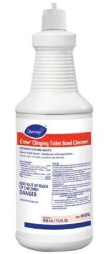 DESCRIPTION: (6) CLINGING TOILET BOWL CLEANER BRAND/MODEL: DIVERSEY 04578 SIZE: 1 QT RETAIL$: $40.66 QTY: 6
