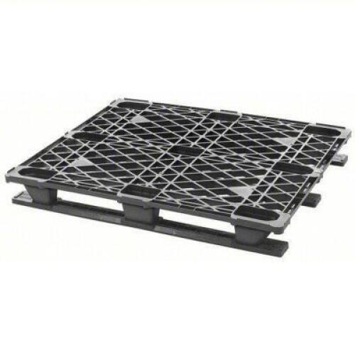 DESCRIPTION: (1) PALLET, STACKABLE BRAND/MODEL: PRODUCT NUMBER #49K079 INFORMATION: BLACK, PLASTIC, 3500 LB CAPACITY SIZE: 48" X 40" RETAIL$: $54.91 E