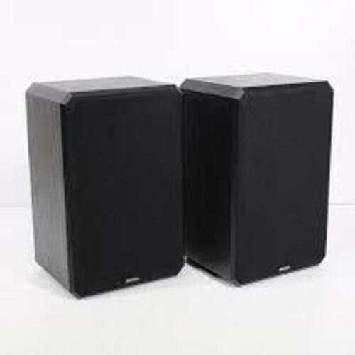 DESCRIPTION: (2) SPEAKERS BRAND/MODEL: BOSTON INFORMATION: BLACK RETAIL$: $184.99 EA QTY: 2