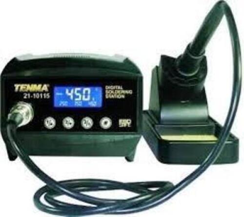 DESCRIPTION: (1) DIGITAL SOLDERING STATION BRAND/MODEL: TENMA #21-10115 INFORMATION: 60W COMPACT RETAIL$: $99.95 EA QTY: 1
