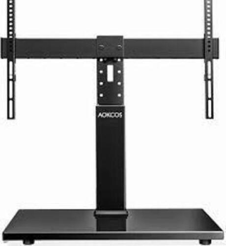 DESCRIPTION: (1) TABLE TOP TV STAND BRAND/MODEL: PRO-SIGNAL #50-14797 INFORMATION: BLACK, WITH SAFETY CABLE KIT SIZE: 32" TO 70" RETAIL$: $28.99 EA QT