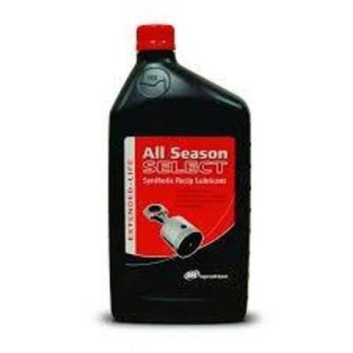 DESCRIPTION: (3) ALL SEASON SYNTHETIC RECIP LUBRICANT BRAND/MODEL: INGERSOLL RAND INFORMATION: EXTENDED LIFE SIZE: 1 L RETAIL$: $39.00 EA QTY: 3