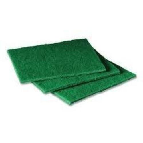 DESCRIPTION: (2) BOXES OF (96) SCOURING PADS BRAND/MODEL: SCOTCH-BRITE INFORMATION: GREEN SIZE: 6" X 9" RETAIL$: $58.25 EA QTY: 2