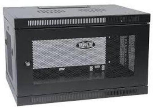 DESCRIPTION: (1) WALL MOUNT RACK ENCLOSUREBRAND/MODEL: TRIPP-LITE #SRW6UINFORMATION: BLACK, 6USIZE:&nbsp;14 in H, 23.5 in W, 17 in DRETAIL$: $328.20 EAQTY: 1