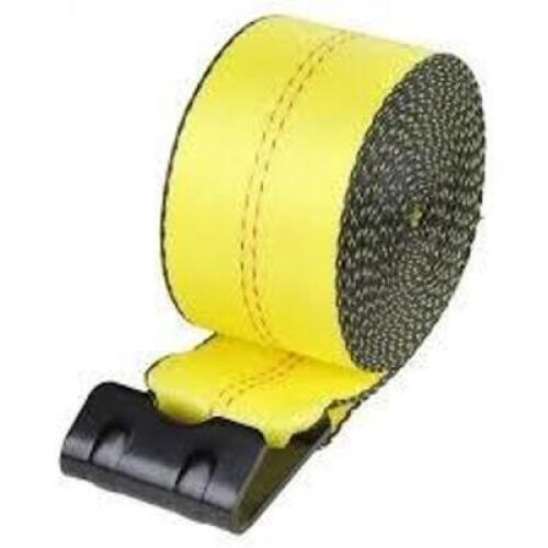 DESCRIPTION: (3) WINCH STRAP WITH FLAT HOOK BRAND/MODEL: VEVOR #PG-08240003 INFORMATION: YELLOW SIZE: 4" X 30' RETAIL$: $33.00 EA QTY: 3