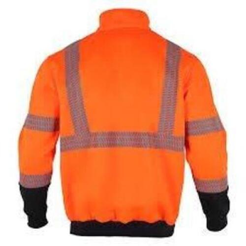 DESCRIPTION: (1) SAFETY SWEATSHIRT, TYPE 4 BRAND/MODEL: WESTROCK #20937868 INFORMATION: CLASS 3, PROOF ID, ORANGE SIZE: MEDIUM RETAIL$: $38.00 EA QTY: