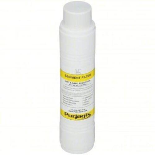 DESCRIPTION: (4) QUICK CONNECT WATER FILTER BRAND/MODEL: PURLOGIX #2YMY6 INFORMATION: 1 GPM, 1,500 GAL, 11 IN OVERALL HT RETAIL$: $23.35 EA QTY: 4