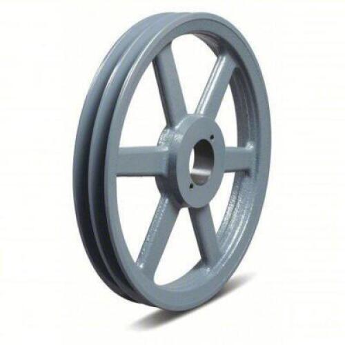 DESCRIPTION: (2) V-BELT PULLEY BRAND/MODEL: PRODUCT NUMBER #2BK110 INFORMATION: 2BK110, 2 GROOVE, 10.75 IN OD, BUSHED BORE, H/QT, CAST IRON RETAIL$: $