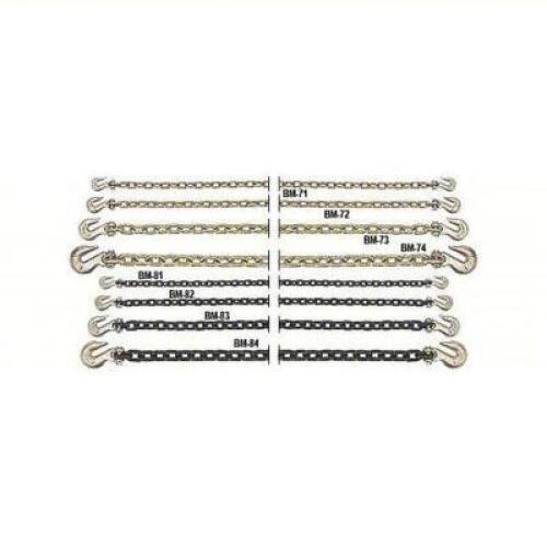 DESCRIPTION: (2) STRAIGHT CHAIN BRAND/MODEL: B/A PRODUCTS #3YDJ8 INFORMATION: STEEL, GRAB HOOK, STRAIGHT, 70 CHAIN GRADE SIZE: 3/8" X 15' RETAIL$: $11