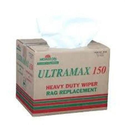 DESCRIPTION: (1) BOX OF (150) HEAVY DUTY WIPER RAG REPLACEMENT BRAND/MODEL: ULTRAMAX #3636 SIZE: 9.75" X 16.5" RETAIL$: $37.75 EA QTY: 1