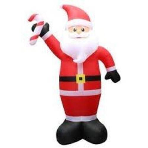 DESCRIPTION: (1) GIANT SANTA LAWN DECOR BRAND/MODEL: HOLIDAY TIME SIZE: 20' RETAIL$: $179.00 EA QTY: 1