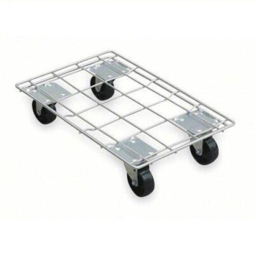 DESCRIPTION: (1) GENERAL PURPOSE DOLLY BRAND/MODEL: PRODUCT NUMBER #2TUR2 INFORMATION: LIPPED STEEL WIRE, 4 SWIVEL TIRES, SILVER RETAIL$: $158.13 EA Q
