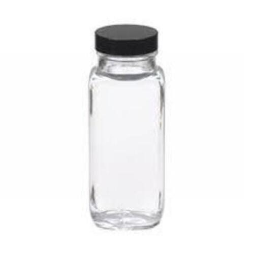 DESCRIPTION: (24) FRENCH SQUARE CONTAINERS BRAND/MODEL: FLINT #Z0822Q-RQQ INFORMATION: CLEAR WITH BLACK LIDS SIZE: 32 OZ RETAIL$: $159.13 EA QTY: 24